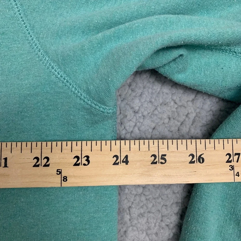 The North Face Sweatshirt Womens XL Teal Green Crewneck Fleece Pullover NF0A3X8Y